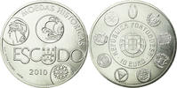 Portugal 10 Euro Argent, KM:803 -