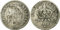 France 20 Centimes Monnaie, Napoleon III, Napoléon III, Strasbourg -