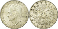 Autriche 25 Schilling 1965 Monnaie, Argent, KM:2897 TB+