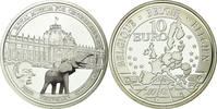 Belgique 10 Euro BU, Argent, KM:290 -
