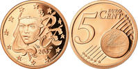 France 5 Euro Cent BE, Copper Plated Steel, KM:1284 -