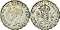 Grande-Bretagne Florin, Two Shillings Monnaie, George VI, Argent -