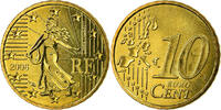 France 10 Euro Cent Laiton, KM:1285 -