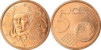 France 5 Euro Cent Copper Plated Steel, KM:1284 -