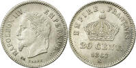 France 20 Centimes Monnaie, Napoleon III, Napoléon III, Bordeaux -