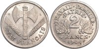 France 2 Francs Monnaie, Bazor, Castelsarrasin, Aluminium -