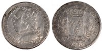 France 5 Francs Monnaie, Louis XVIII, Louis XVIII, Toulouse -
