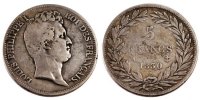 France 5 Francs Monnaie, Louis-Philippe, Paris, Argent, KM:736.1 -