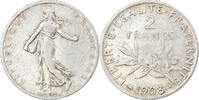France 2 Francs Monnaie, Semeuse, Paris, Argent, Gadoury:532 -