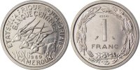 États de l'Afrique équatoriale Franc Monnaie, Paris, Aluminium -