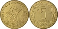 États de l'Afrique centrale 5 Francs Monnaie, Paris -