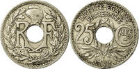 France 25 Centimes Monnaie, Lindauer, Nickel, Gadoury:379, KM:867 -