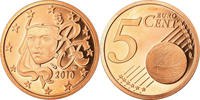 France 5 Euro Cent BE, Copper Plated Steel, KM:1284 -