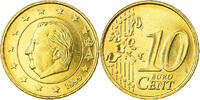 Belgique 10 Euro Cent Laiton, KM:227 -