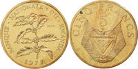 Rwanda 5 Francs Monnaie, ESSAI, Bronze, KM:E5 -
