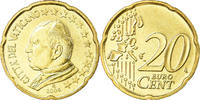 Cité du Vatican 20 Euro Cent Laiton, KM:345 -