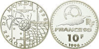 France 10 Francs Monnaie, Coupe du Monde 1998, Paris, BE, Argent -