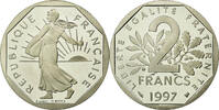 France 2 Francs Monnaie, Semeuse, Paris, BE, Nickel, KM:942.2 -