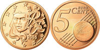 France 5 Euro Cent BE, Copper Plated Steel, KM:1284 -