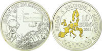 Belgique 10 Euro Deep sea exploration, Proof, Argent, KM:311 -