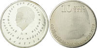 Pays-Bas 10 Euro Argent, KM:248 -