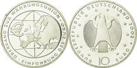 République fédérale allemande 10 Euro Proof, Argent, KM:215 -
