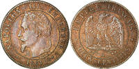 France 2 Centimes Monnaie, Napoleon III, Napoléon III, Paris -