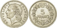 France 5 Francs Monnaie, Lavrillier, Paris, Nickel, Gadoury:760 -