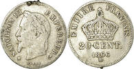 France 20 Centimes Monnaie, Napoleon III, Napoléon III, Strasbourg -
