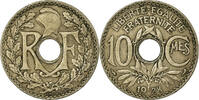 France 10 Centimes Monnaie, Lindauer, Paris, Copper-nickel, KM:866a -