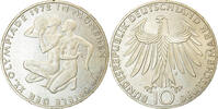 République fédérale allemande 10 Mark Monnaie, Hamburg, Argent -