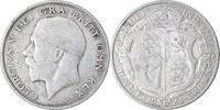 Grande-Bretagne 1/2 Crown Monnaie, George V, Argent, KM:818.2 -