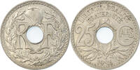 France 25 Centimes Monnaie, Lindauer, Nickel, Gadoury:379, KM:867 -