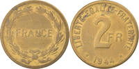 France 2 Francs Monnaie, France Libre, Philadelphie, Laiton -