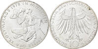 République fédérale allemande 10 Mark Monnaie, Munich, Argent -