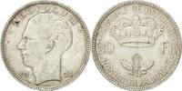 Belgique 20 Francs, 20 Frank Monnaie, Argent, KM:105 -