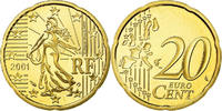 France 20 Euro Cent Proof, Laiton, KM:1286 -