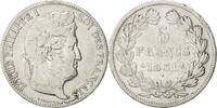 France 5 Francs Monnaie, Louis-Philippe, Paris, Argent, KM:745.1 -