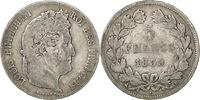 France 5 Francs Monnaie, Louis-Philippe, Rouen, Argent, KM:749.2 -