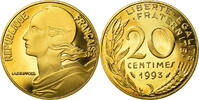 France 20 Centimes Monnaie, Marianne, Paris, Proof -