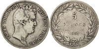 France 5 Francs Monnaie, Louis-Philippe, Paris, Argent, KM:745.1 -