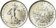 France 5 Francs Monnaie, Semeuse, Paris, Nickel Clad Copper-Nickel -
