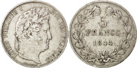 France 5 Francs Monnaie, Louis-Philippe, Bordeaux, Argent -