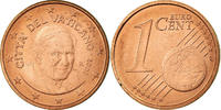 Cité du Vatican Euro Cent Copper Plated Steel, KM:375 -