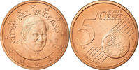 Cité du Vatican 5 Euro Cent Copper Plated Steel, KM:377 -