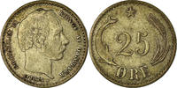 Danemark 25 Öre Monnaie, Christian IX, Copenhagen, Argent -