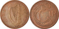 Irlande 2 Pence Monnaie, IRELAND REPUBLIC, Copper Plated Steel, KM:21a -