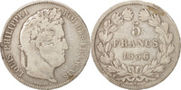 France 5 Francs Monnaie, Louis-Philippe, Lille, Argent, KM:749.13 -