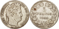 France 5 Francs Monnaie, Louis-Philippe, Lille, Argent, KM:749.13 -