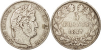 France 5 Francs Monnaie, Louis-Philippe, Paris, Argent, KM:749.1 -